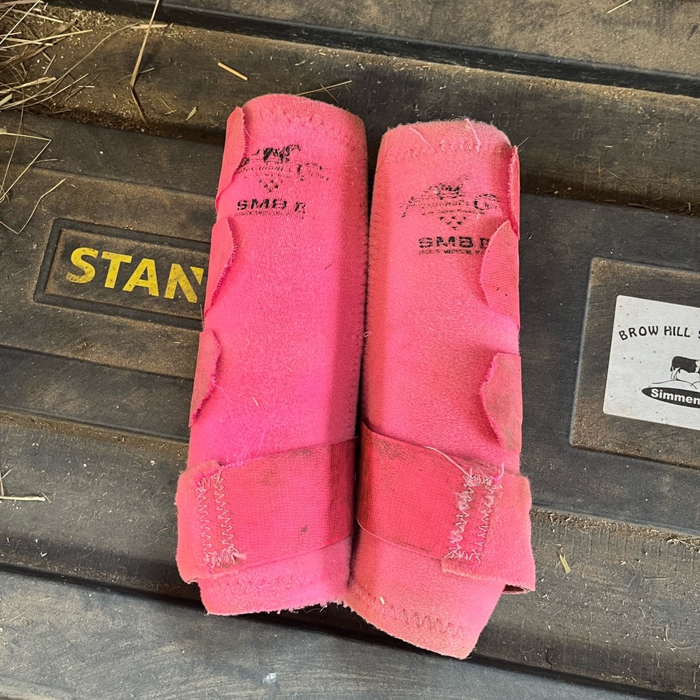 Pink Equine Leg Wraps